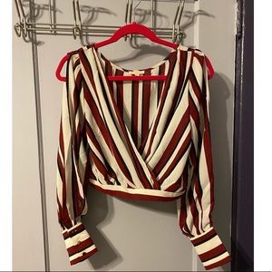Stripe Crop Top